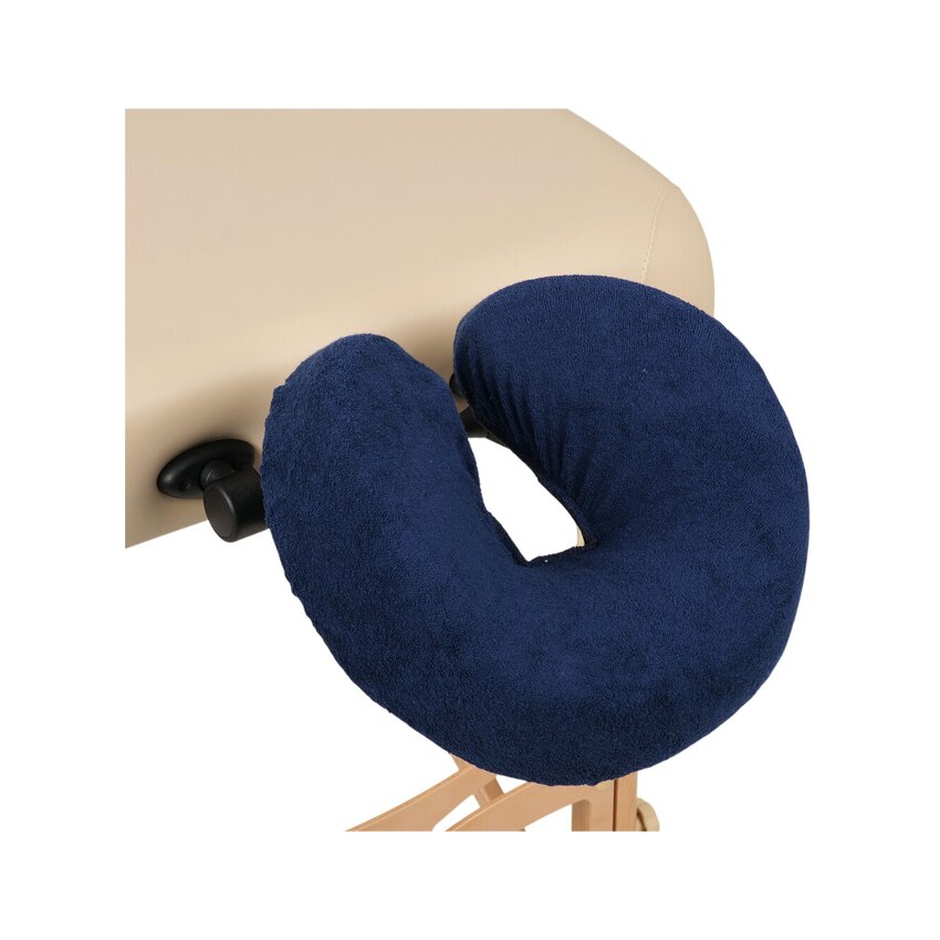Terry cloth headrest cover - blue