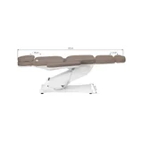 Electric treatment chair SILLON CLASSIC 3 motors - brown
