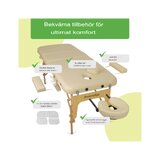 Portable massage table Bianca - Beige